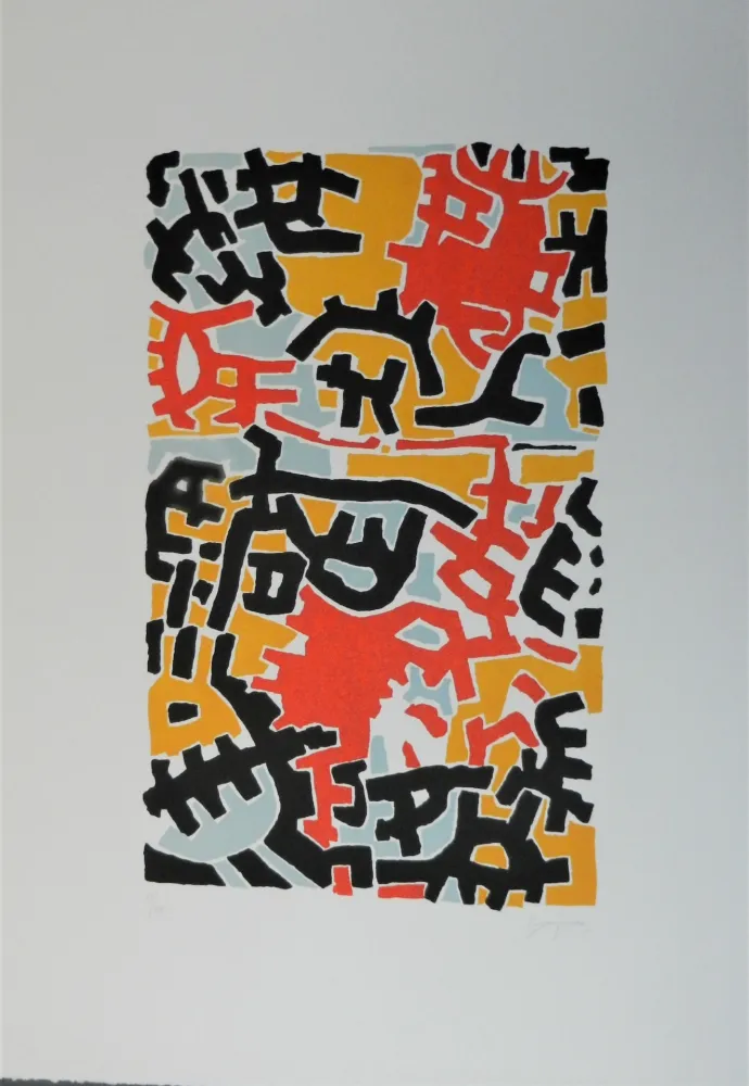 石版画 Capogrossi - Litografia 71