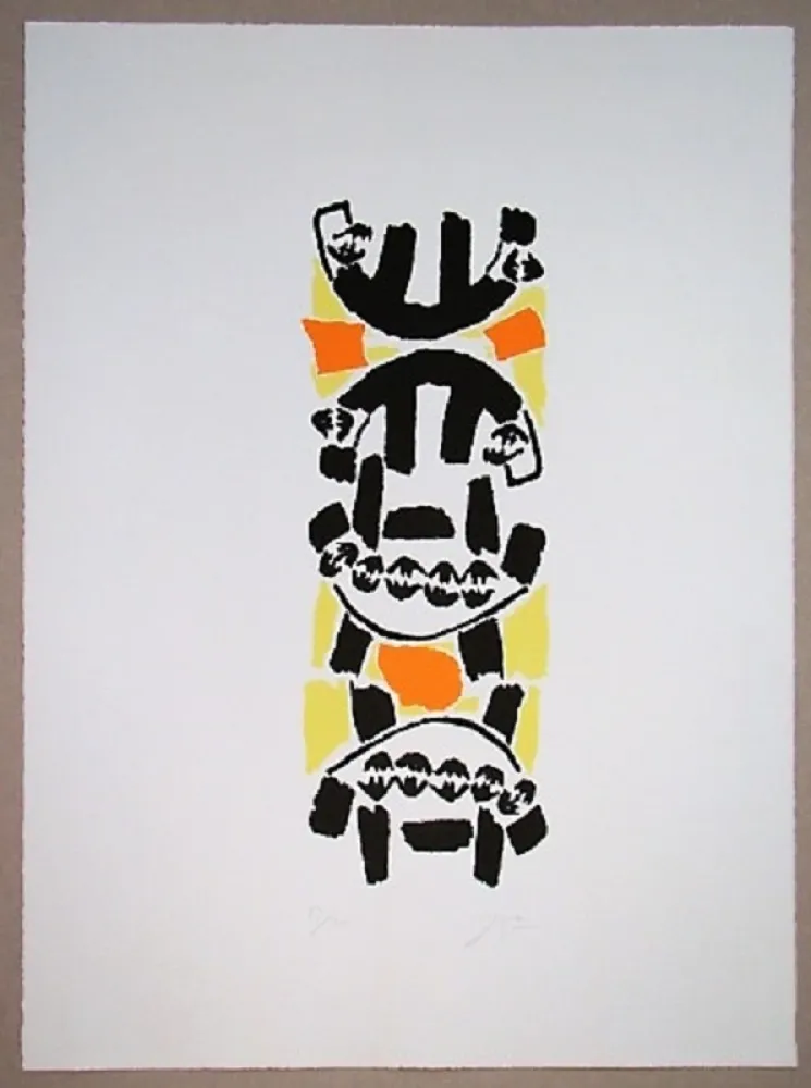 石版画 Capogrossi - Nurnberg