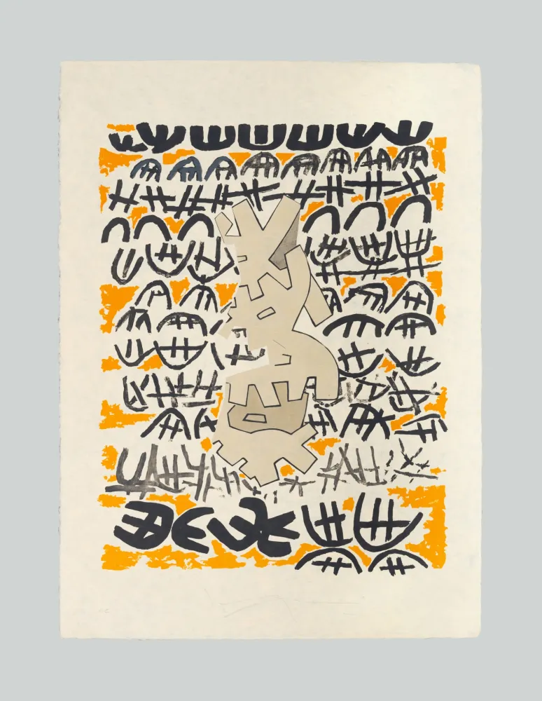 石版画 Capogrossi - Opale 4