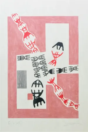 石版画 Capogrossi - Opale 7