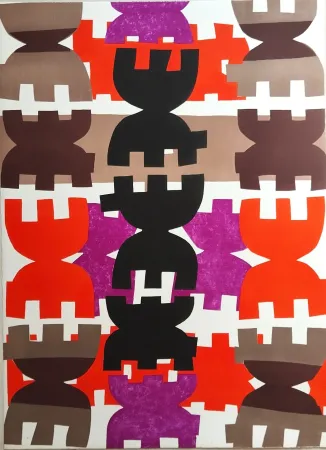 石版画 Capogrossi - Quarzo 1