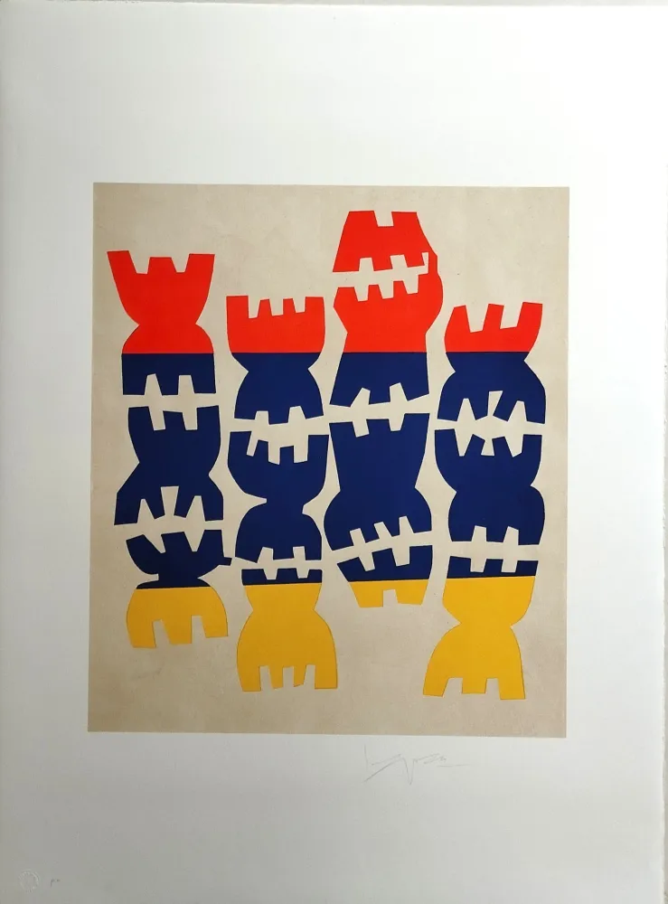 石版画 Capogrossi - Quarzo 5