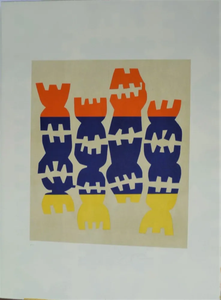 石版画 Capogrossi - Quarzo 5