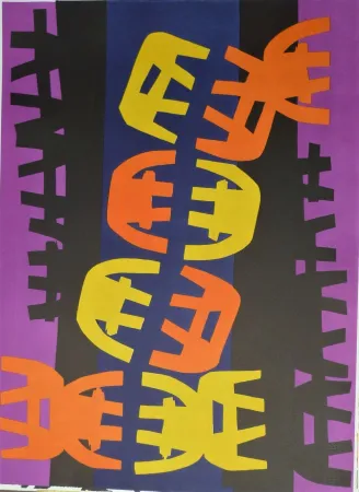 石版画 Capogrossi - Quarzo 6