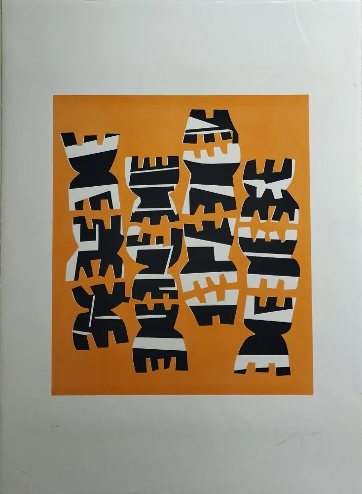 石版画 Capogrossi - Quarzo 8