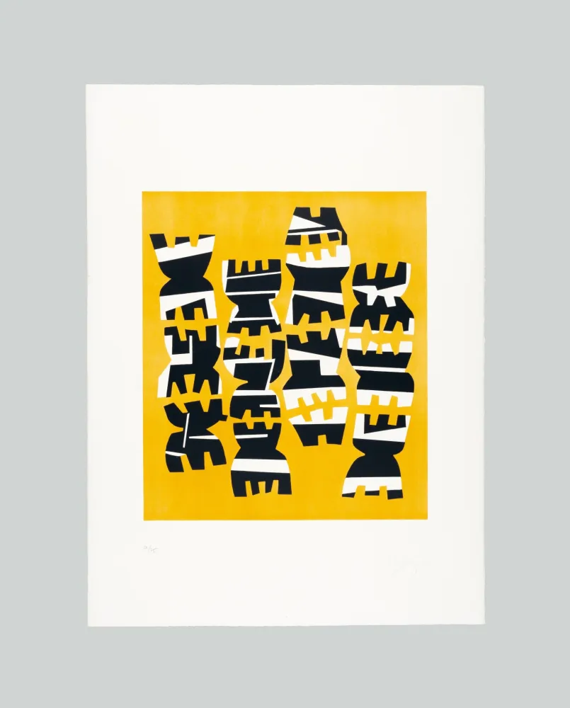 石版画 Capogrossi - Quarzo 8