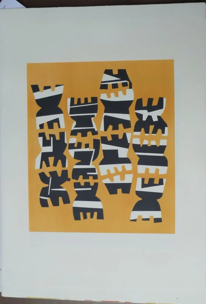 石版画 Capogrossi - Quarzo 8