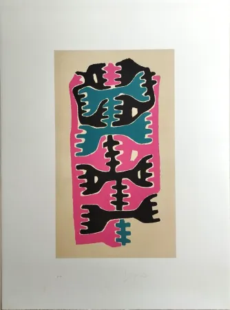 石版画 Capogrossi - Quarzo 9