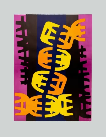 石版画 Capogrossi - Quarzo n. 6