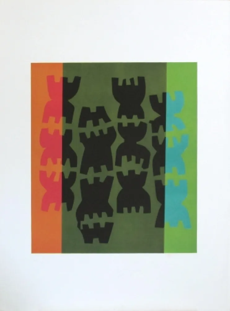 石版画 Capogrossi - Quarzo n°10