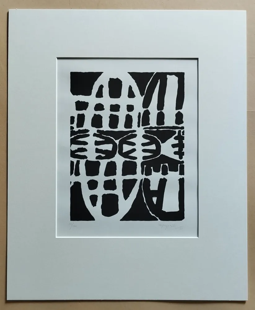 石版画 Capogrossi - Senza titolo