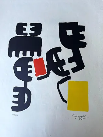 石版画 Capogrossi - Senza titolo