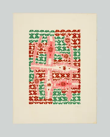 石版画 Capogrossi - Superficie