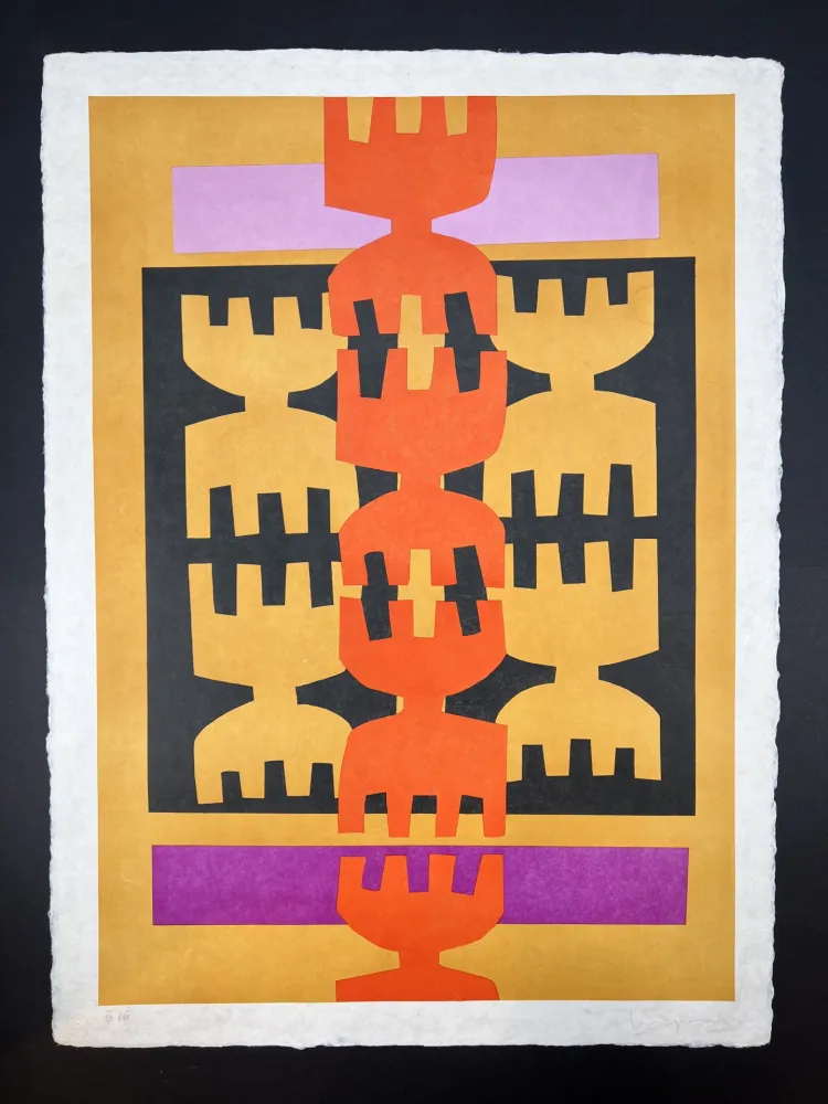 石版画 Capogrossi - Untitled