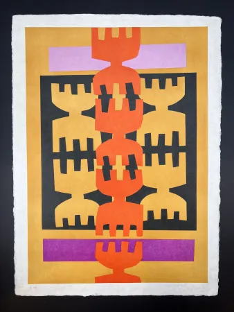 石版画 Capogrossi - Untitled