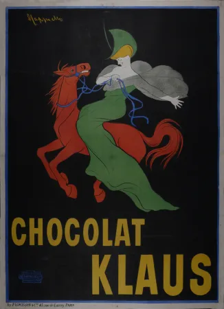 石版画 Cappiello - Chocolat Klaus, 1903