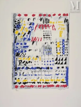 石版画 Cargaleiro - Orphée (1983)