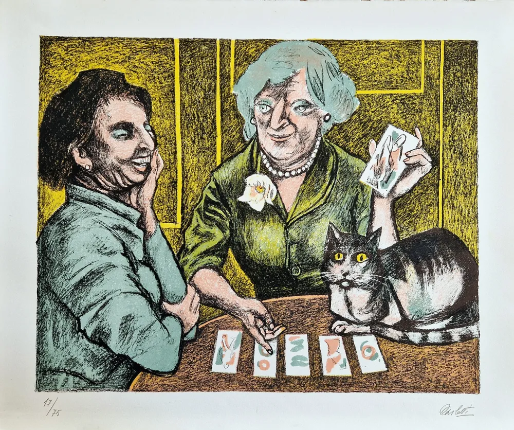 石版画 Carletti - I tarocchi