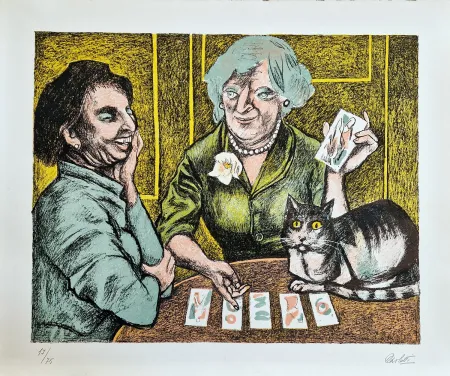 石版画 Carletti - I tarocchi