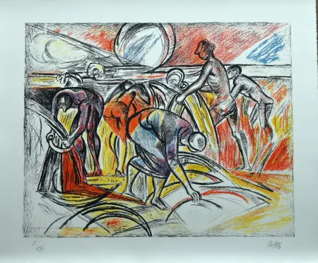 石版画 Carletti - Momenti Biblici 3