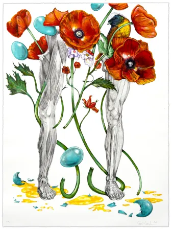 石版画 Carlsen - Little Now