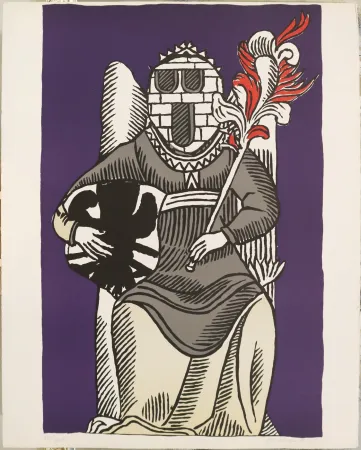 石版画 Carmassi - Il Grande Maestro