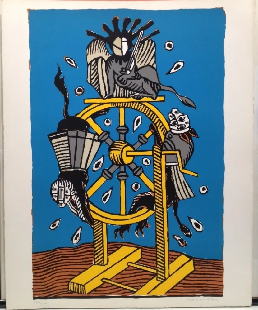 石版画 Carmassi - La ruota della fortuna