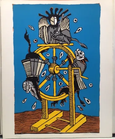 石版画 Carmassi - La ruota della fortuna