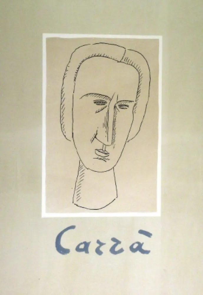 石版画 Carra - Frontespizio