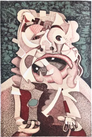 石版画 Carrasco Bretón - Monsanto