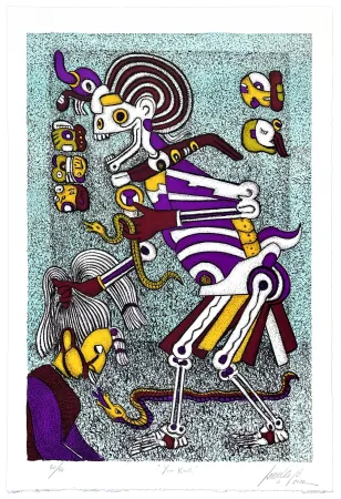 石版画 Carrasco Bretón - Sans titre