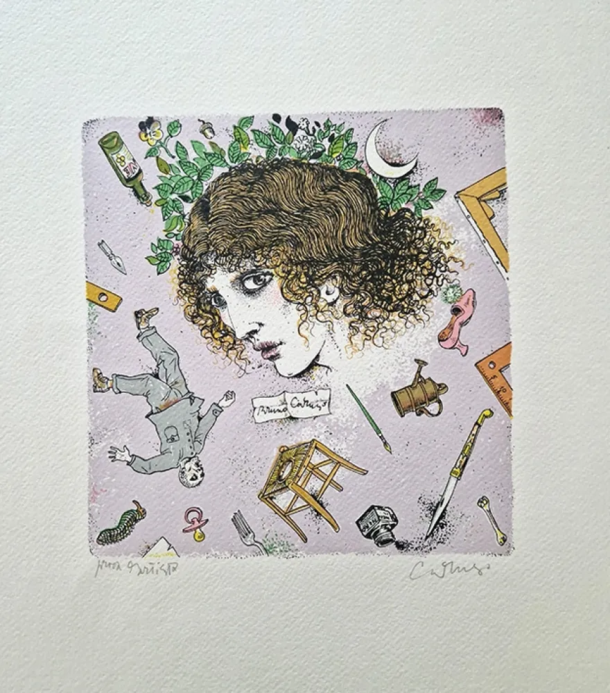 石版画 Caruso - Vertigine