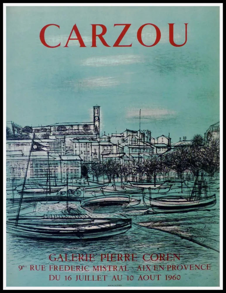 海报 Carzou - CARZOU GALERIE PIERRE COREN, AIX EN PROVENCE