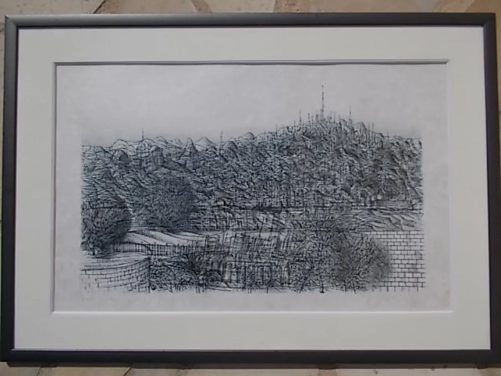 石版画 Carzou - La Colline