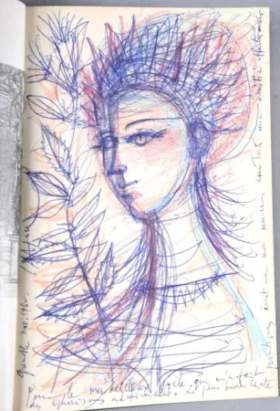 插图书 Carzou - Original unique drawing