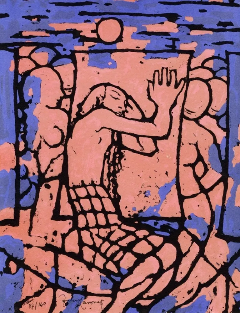 石版画 Casorati - Il Saggio Mago e altri racconti di Anna Frank