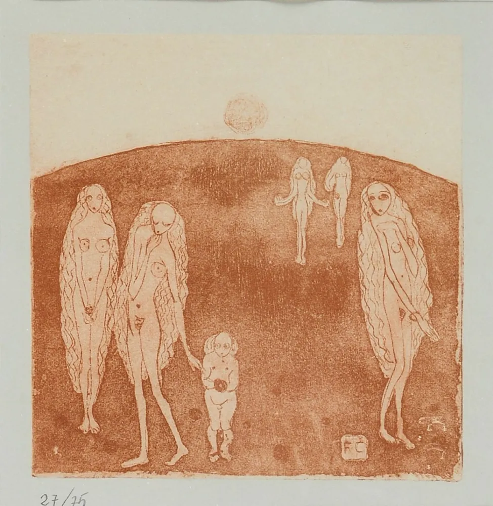 蚀刻飞尘法 Casorati - Primavera