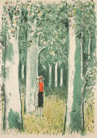 石版画 Cassigneul  - La Foret