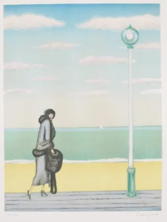 石版画 Cassigneul  - La Lampadaire