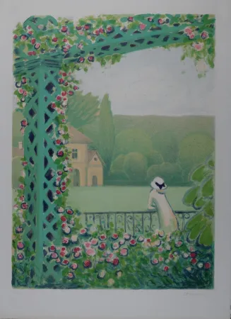 石版画 Cassigneul  - La Véranda, 1978 - Hand-signed