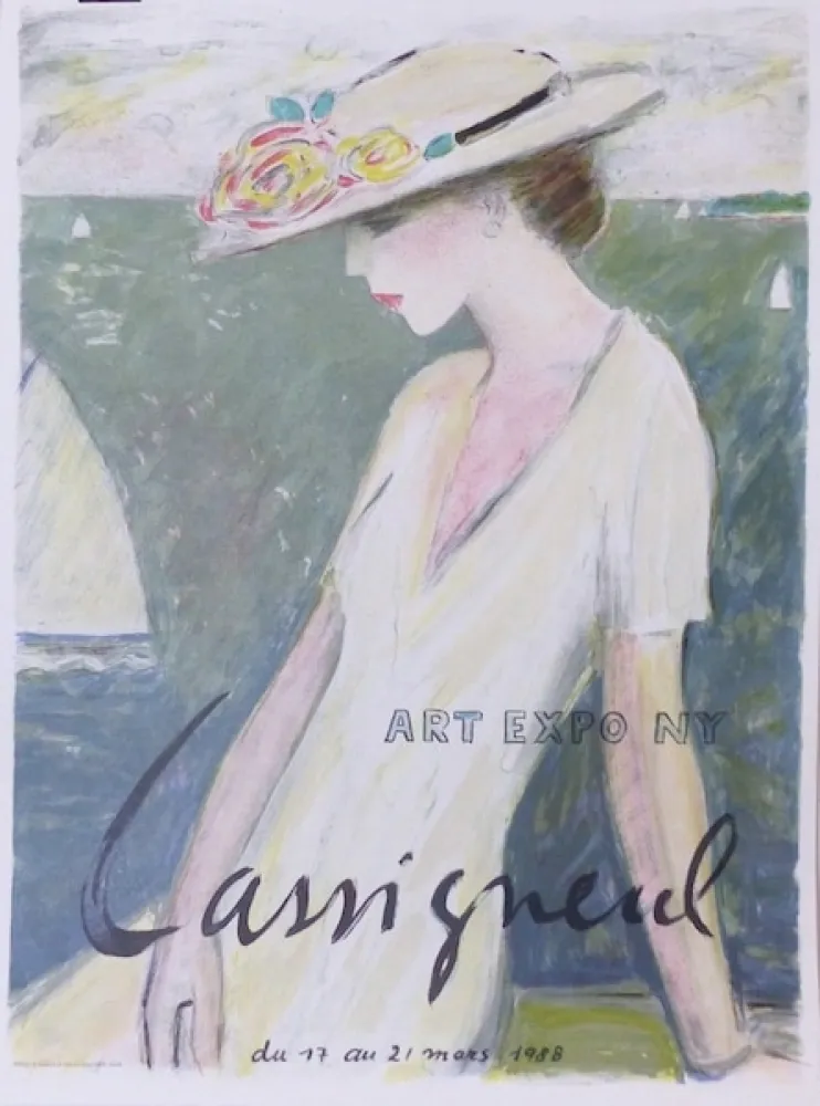 石版画 Cassigneul  - Le bonheur entrevu