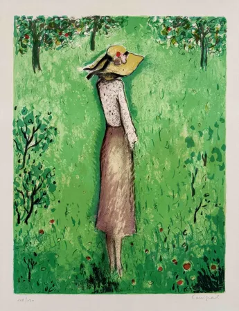 石版画 Cassigneul  - Les Pommiers