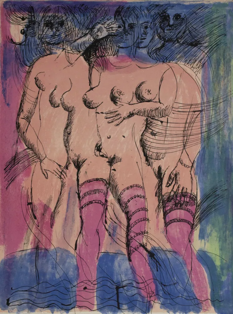 石版画 Cassinari - Leggenda indiana