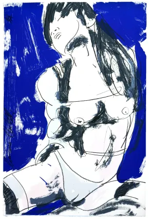 石版画 Castelli - Sans titre
