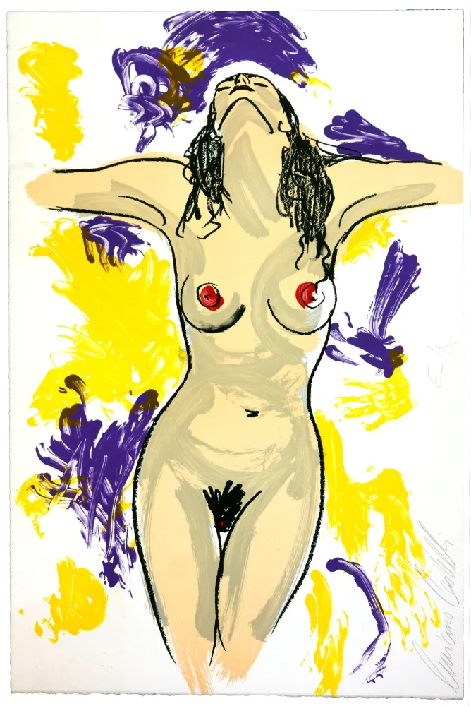 石版画 Castelli - Sans titre