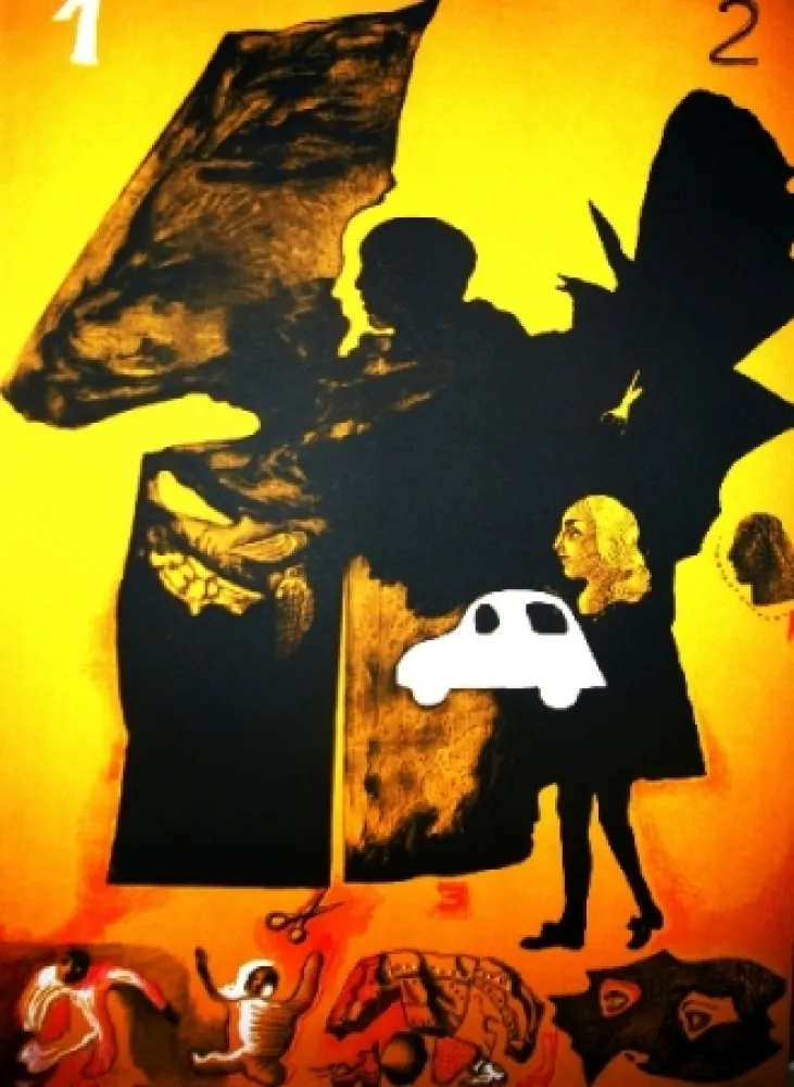 石版画 Castillo - Barcelone 1