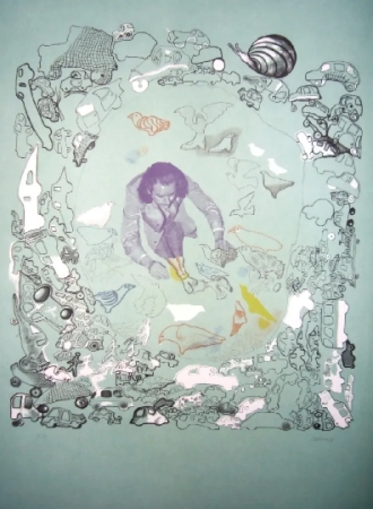 石版画 Castillo - Barcelone 3