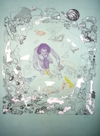 石版画 Castillo - Barcelone 3