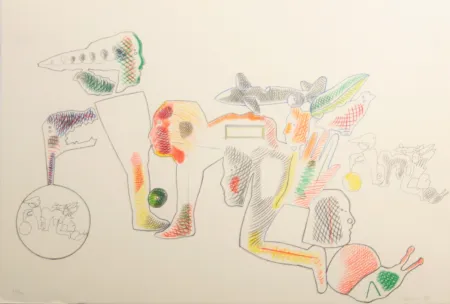 石版画 Castillo - Carpeta 12 Aniversari Galeria Joan Prats