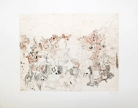 蚀刻版画 Castillo - Sin Título